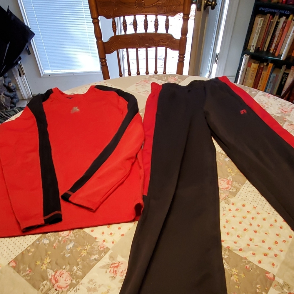 Boys athletic top and pants